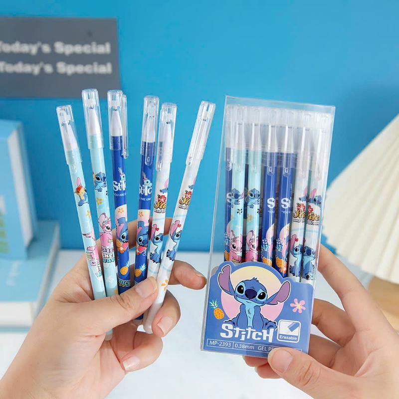 Hộp 12 Cây Bút Gel Tẩy Xóa Được – Ngòi 0.5mm Nhiều Mẫu Dễ Thương Viết Êm Nét Đẹp