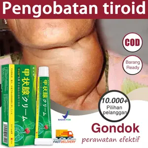 Krim pelembap tubuh Krim tiroid 35g Khusus Obat Gondok, Kelenjar Tiroid, Benjolan Di Leher, Hipertiroid, Hipotiroid, Gondongan, Leher Bengkak
