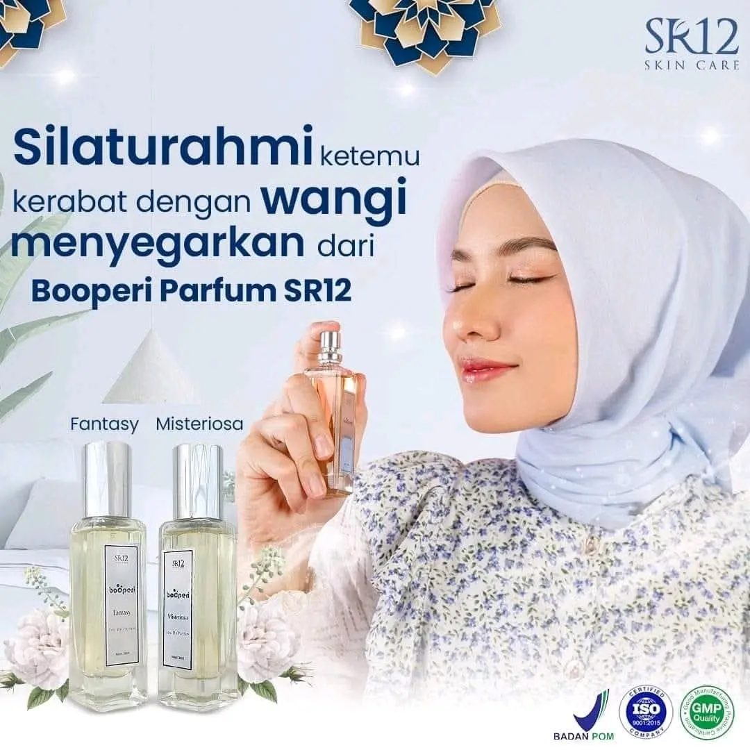 BOOPERI PARFUM SR12 / PARFUM CEWEK COWOK / PARFUM TAHAN LAMA