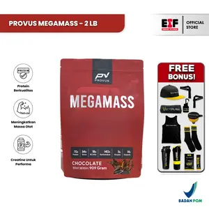 PROVUS MEGA MASS 2 LBS / LB / 909 GRAM- HIGH PROTEIN, BCAA,CREATINE