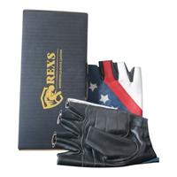 Gambar Rexs Gloves – Sarung Tangan Motor Kulit Asli Pria Wanita | Half Finger, Stylish & Safety & Unik - Motif USA - M dari Rexs Official Kota Administrasi Jakarta Selatan 4 Tokopedia