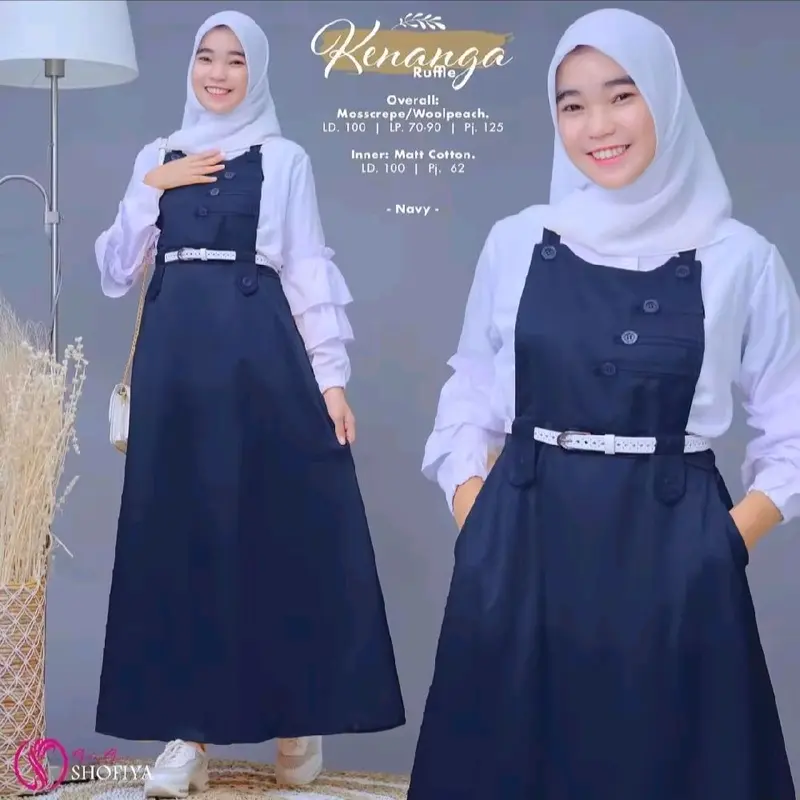 OVERALL KIRANA TERMURAH / OVERALL KEKINIAN / ATASAN WANITA / FASHION MUSLIM TERBARU / GAMIS WANITA MUSLIMAH / OVERALL JUMPSUIT WANITA/GAMIS WANITA TERMURAH / GAMIS REMAJA / OVERALL REMAJA KEKINIAN / ATASAN WANITA TERBARU 1