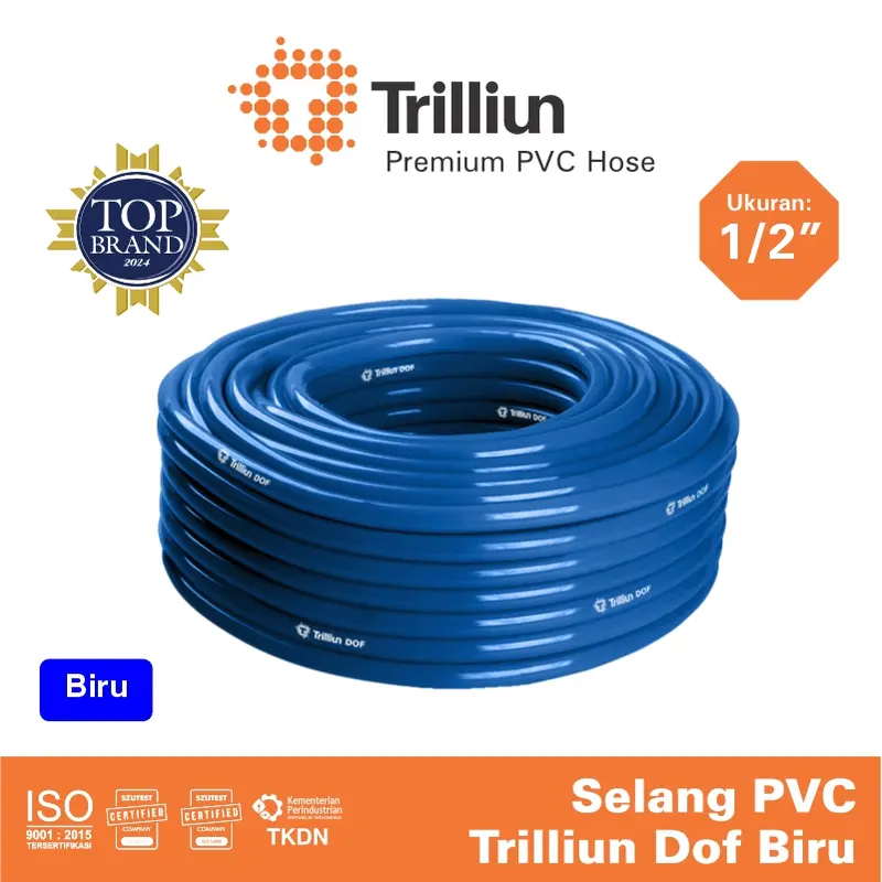 Selang Air PVC Trilliun Dof 1/2" Inch - 10 Meter 4