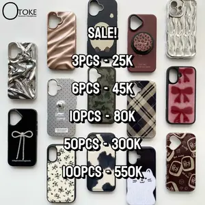 Grosir! (5-10pcs) Sale Case Random For Women Bahan Softcase dan Hardcase