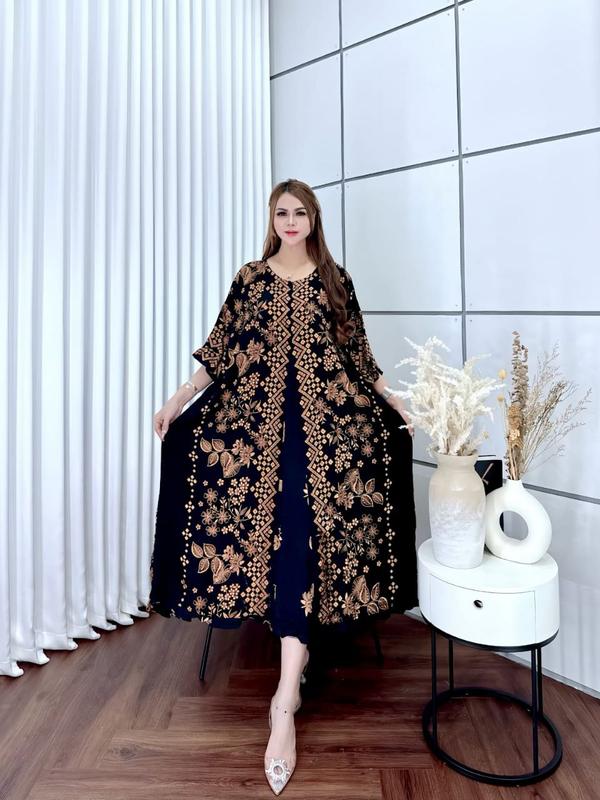 BARU Milia Dress Daster Wanita Terbaru Model Daster Jumbo Rempel LD 160 PB 123 - Casual 1