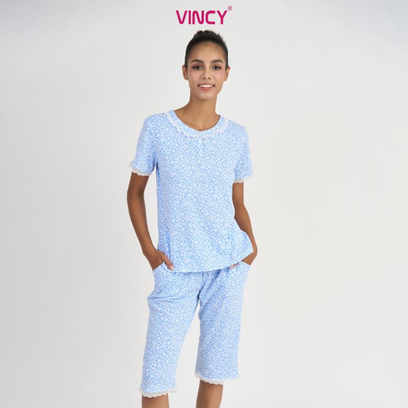  Bộ Quần Áo Thun Lửng Nữ Vincyhomewear BTL026S11 