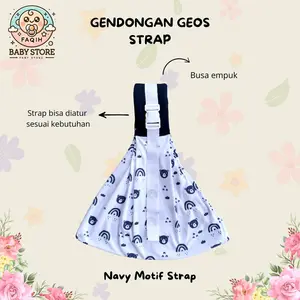 Geos Motif - Gendongan Bayi Geos Busa Motif Gendongan Samping Gendongan Instan Terbaru ~ Nafiya Baby Store