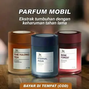 【COD】Car Fragrance Aroma Tahan Lama Dan Menyenangkan Pengharum Mobil Mewah Terbaru 180g Formula Hipoalergenik Antibakteri Dan Penghilang Formaldehida