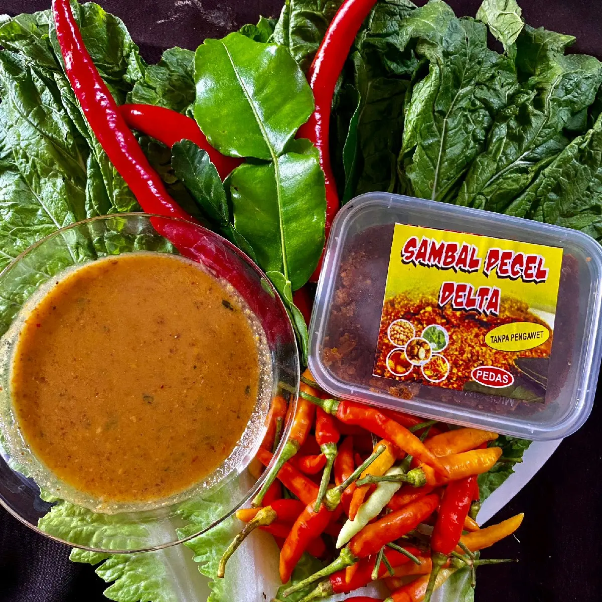 BUMBU PECEL DELTA ~ PEDAS ( Pedasnya ga terlalu pedas )
