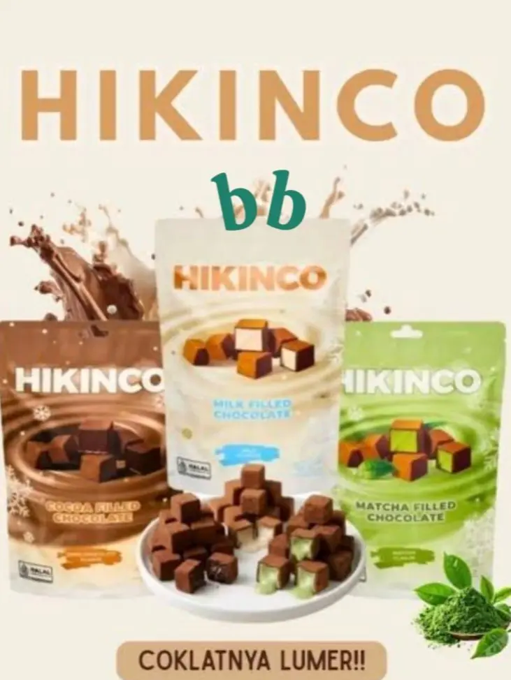 HIKINCO Chocolate Truffles 60g Cokelat Lumer Dark Milk Matcha