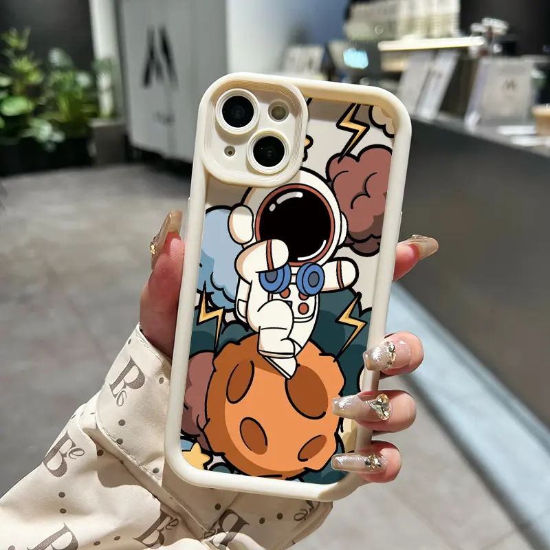 Casing Hp Untuk OPPO A7 OPPO A5s OPPO A12 OPPO A12S A11k Case HP Pola astronot kartun yang lucu Casing pelindung Softcase Kasing Kesing Silikon lunak baru cesing 5