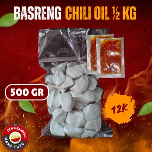 Basreng Chili Oil 500GR By Dewa Basreng Murah Food Camilan Frozen Goreng