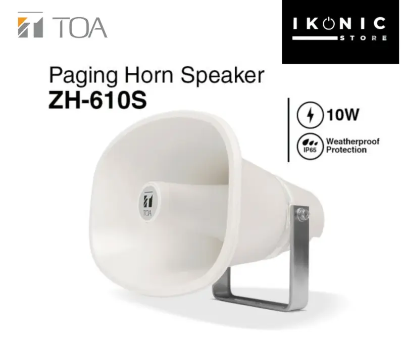 IKONIC TOA ZH 610 s Horn Speaker Corong 100% Original Garansi Resmi TOA ZH 610 S ASLI 2