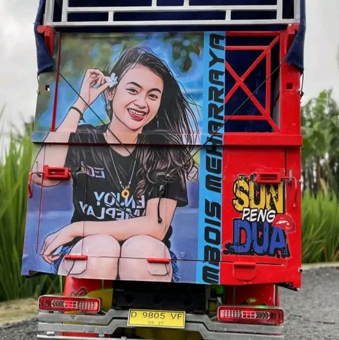 Mainan Truk Oleng anak-anak Full Variasi Lampu Bonus Terpal rc excavator Miniatur 2