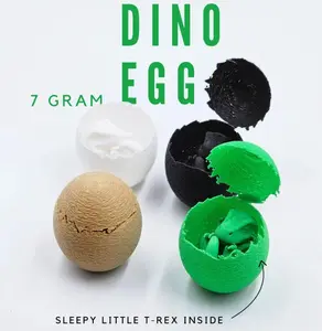Mainan Telur Bayi T-Rex Menunggu di Dalam Dino Egg Ajaib Dinosaurus dengan T-Rex Tidur Lucu di Dalamnya