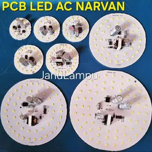 PCB LED AC NARVAN 5 9 12 15 20 30 40 50 WATT