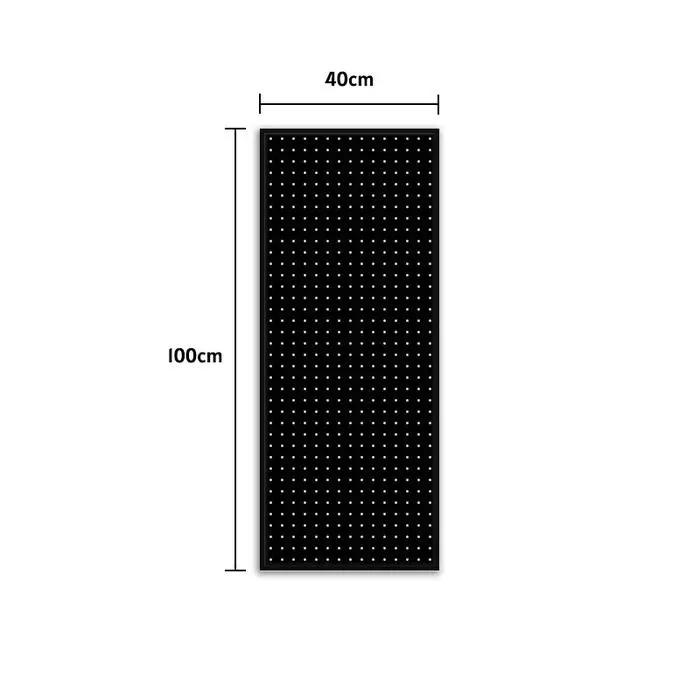 Hitam 100x40 cm (dengan 20 hook)
