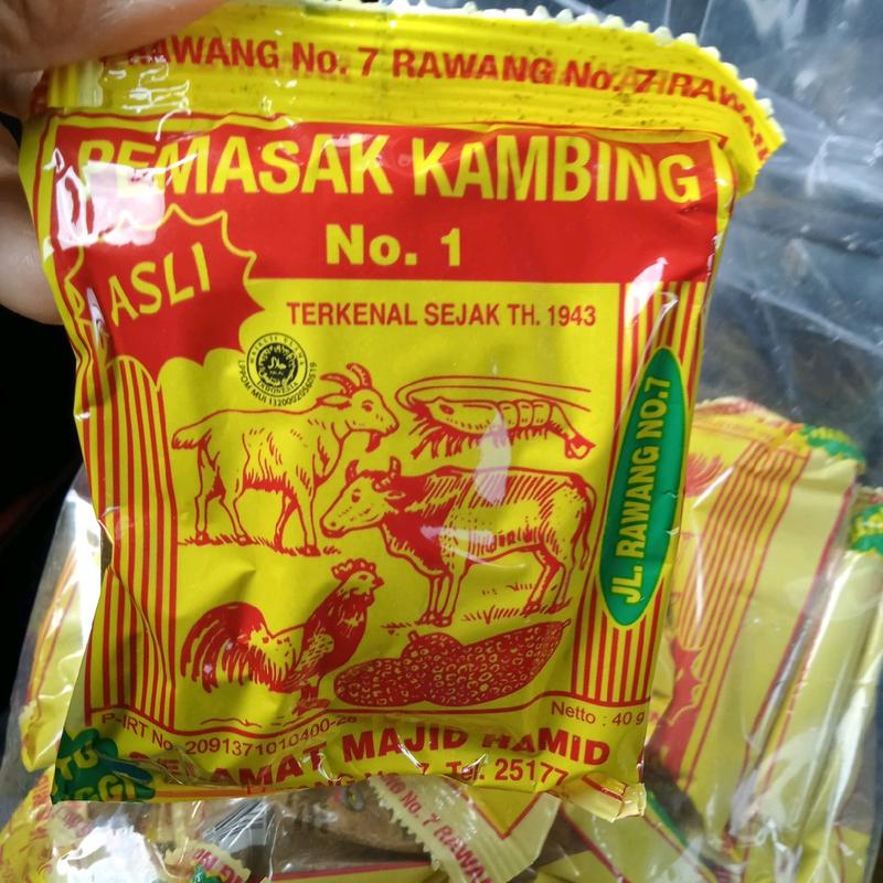 Rempah Pemasak Kambing no 1 asli 49 gram