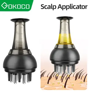 GOKOCO Hair Aplicator Comb Portable Mini Hair Regrowth Serum Oil Essential Oil Perawatan Serum Sisr Massage .