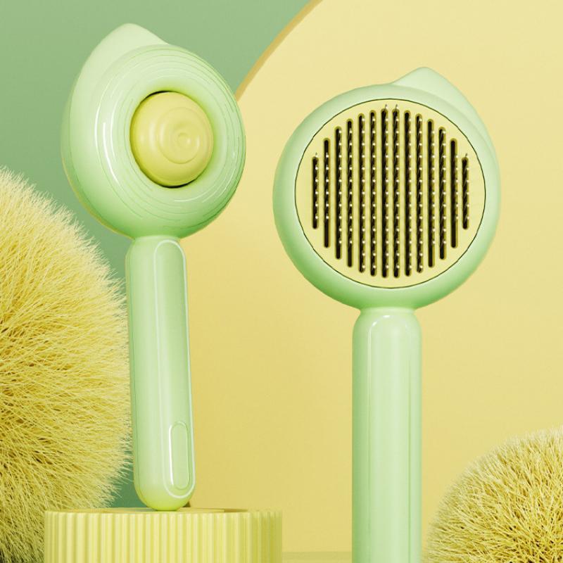 Conch-shaped pet cat and dog cleaning fluff comb, effectivel - TikTok ...