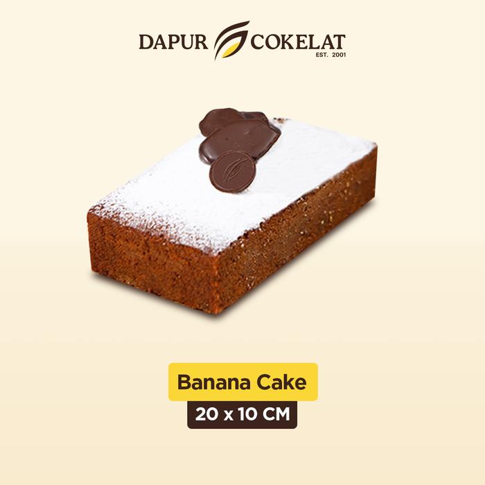 Gambar DAPUR COKELAT - Banana Cake 20x10 | Bolu Pisang Klasik yang Cocok untuk Semua Moment dari Dapur Cokelat Kota Administrasi Jakarta Pusat Tokopedia