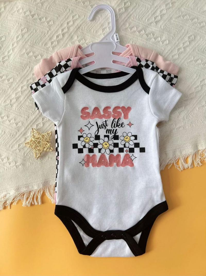 Product Introduction of Bodysuit Lengan Pendek Isi 3 Baby Boy dan Girl Bahan Katun Untuk Anak Laki Laki dan Perempuan Usia Newborn Sampai 9 Bulan 21