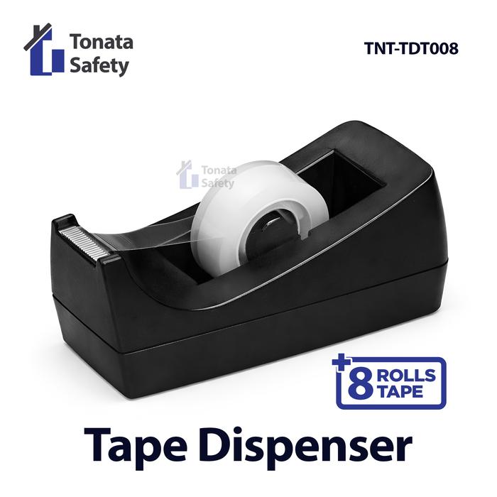 Gambar Tape Dispenser Desktop Tonata dengan 8 Rolls Tape / Tempat Lakban Meja Multifungsi / Dispenser Lakban Kantor dan Rumah / Dudukan Isolasi Meja Praktis dan Anti Slip / Alat Pemotong Lakban untuk Packaging, Gudang, Toko, Sekolah, dan Kebutuhan Administrasi dari Tonata Indonesia Kab. Tangerang Tokopedia