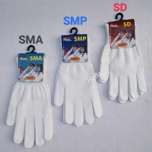 Sarung Tangan Putih Paskibra Upacara Sekolah Anak SD SMP SMA