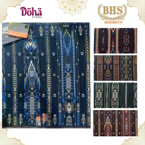 Sarung BHS INFINITY [NEW MOTIF] GOLD & SILVER Kain Viscose Blend