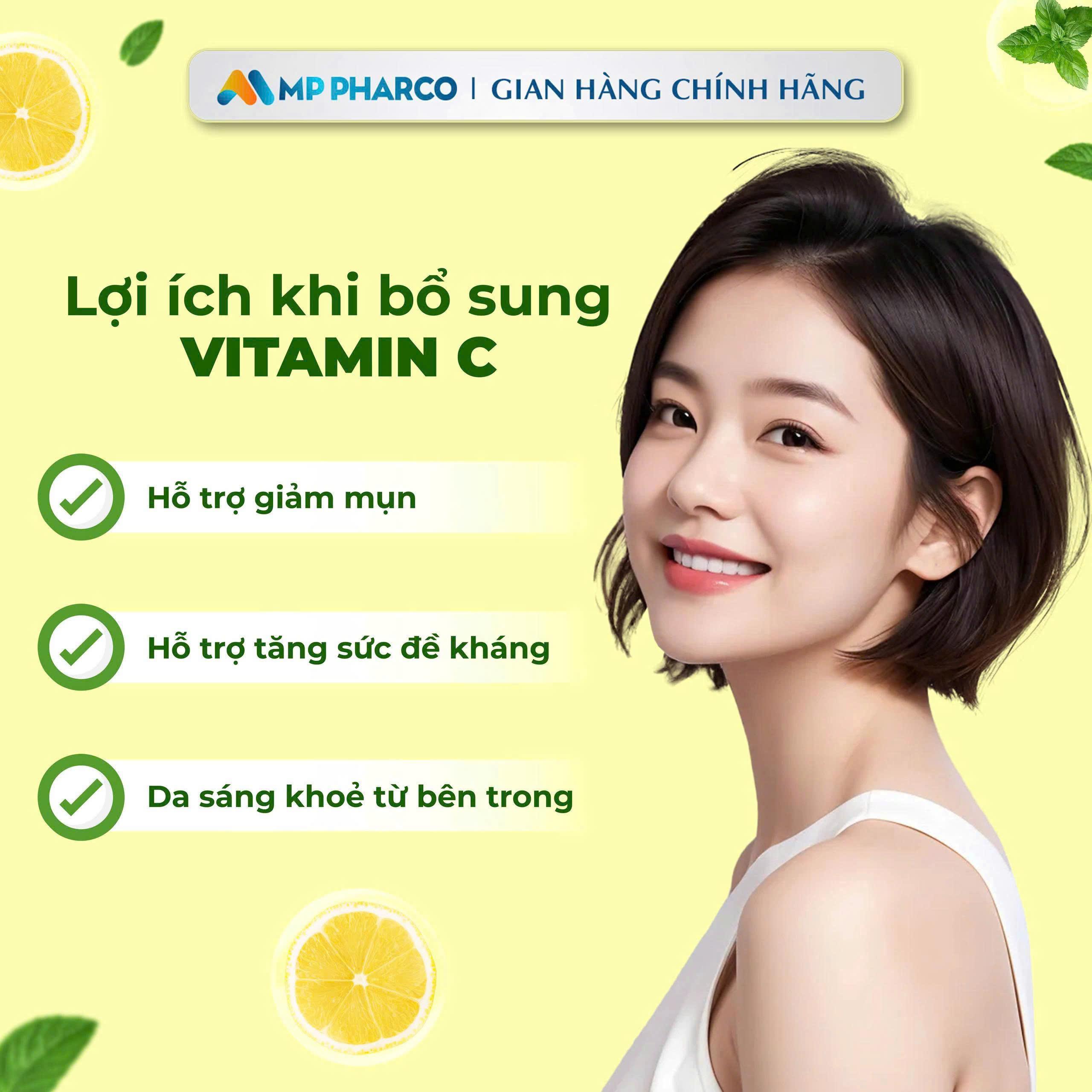 Combo 3 hộp Viên uống Vitamin C Hỗ trợ giúp da sáng mịn,hỗ trợ sức đề kháng -TPBVSK Vitamin C Pluzz -hộp 60 viên(MP22a)
