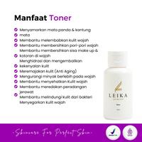 Gambar ( Paket 3 in 1 ) PAKET KHUSUS KULIT JERAWAT BERMINYAK & KUSAM Glow Serum Toner Facial Wash Leika Skincare [Free Pouch] - Paket 3 in 1 ( Free Pouch ) dari LeikaBeautyCenter_NEW Kota Cirebon 3 Tokopedia