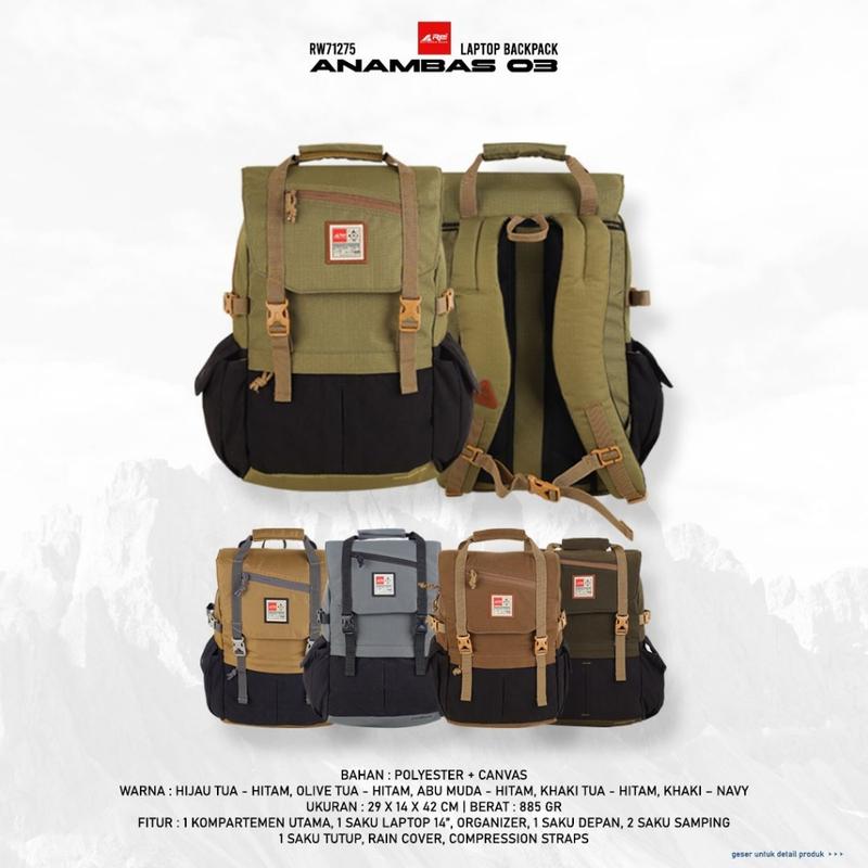 Tas Ransel Anambas 03 Kapasitas 20 Liter Arei Outdoorgear Backpack Sekolah 3