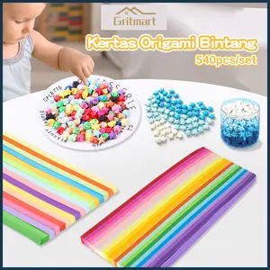 540 Lembar Kertas Origami Bintang - Lucky Star - DIY - Paper Craft