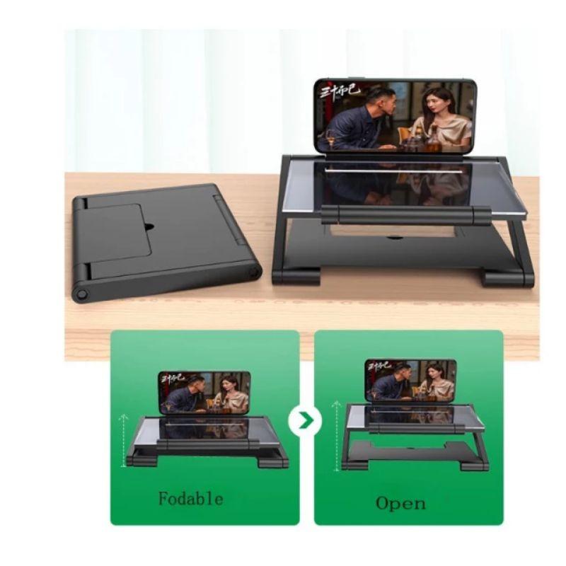 Product Introduction of Kaca Pembesar Layar HP SMARTPHONE 3D / F6 10 Inch Enlarged Screen Amplifier Zoom Mobile Phone Holder Cinema Lipat Portable Handphone Ponsel 14