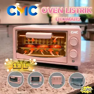 CMC[COD]Oven Mini Tummyy Pemanggang Elektrik Pemanas Makanan Stainless Kapasitas Besar 12Liter/C-707