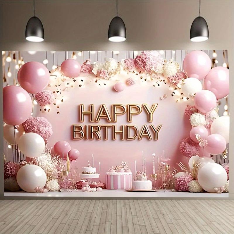 Dekorasi Latar Belakang Gantung untuk Pesta Ulang Tahun Mewah 2026, Suasana Interior