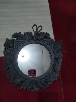 Product Review of CERMIN MAKRAME MINIMALIS CATTY-CERMIN GANTUNG-CERMIN TEMPEL DINDING-HIASAN DINDING -HIASAN GANTUNG -MACRAME DINDING from a**✨ 0