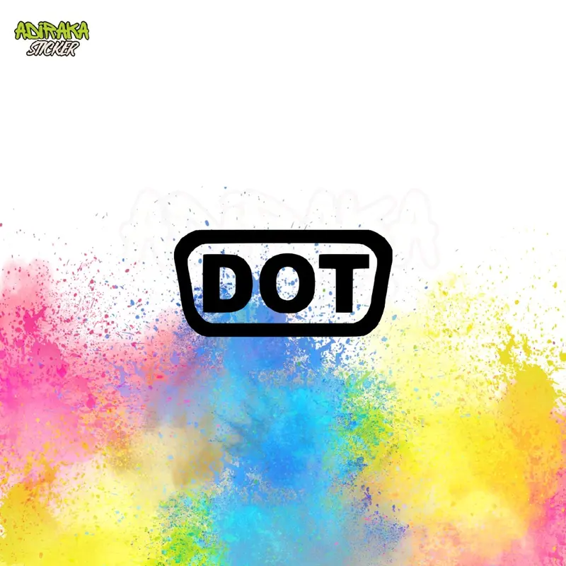 Cutting Sticker Logo DOT - Sticker Viral 0