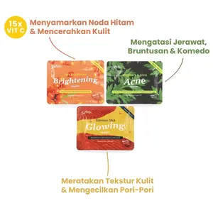 READY! LE D’OLLA SALMON DNA GLOWING SERUM MASK POWDER MASK BPOM 25GR MASKER LEDOLLA SALMON POWDER MASK MASKER