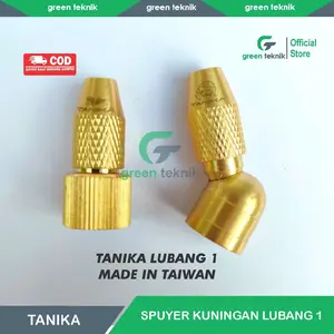 Nozzle Sepuyer lubang 1 TANIKA Bengkok Lurus Super kabut