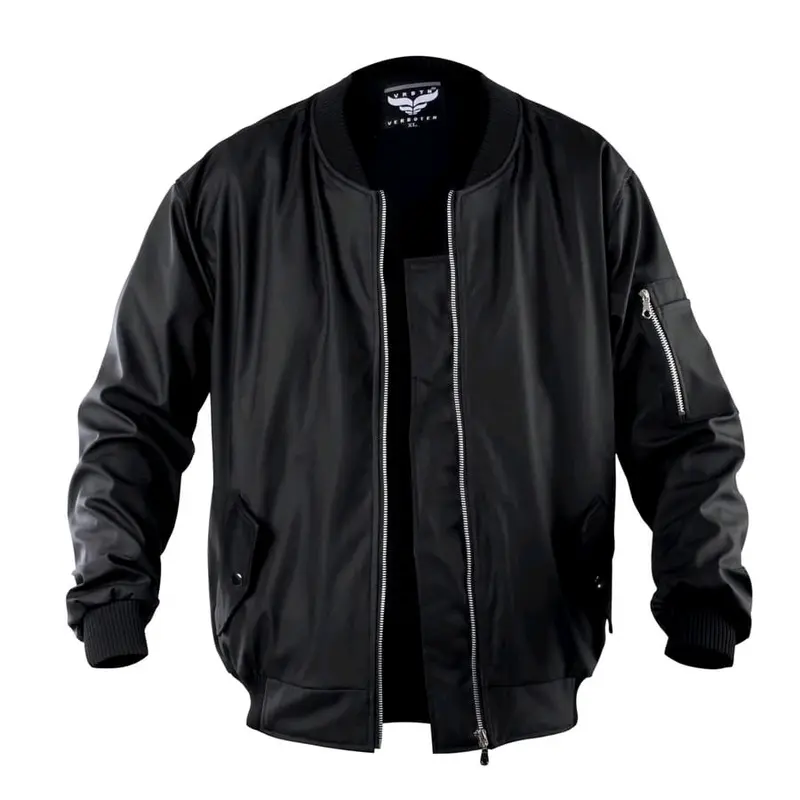 Jaket Bomber Pria Semi Kulit / Jaket Motoran Casual Distro  Cowok Dewasa jake tanti 2