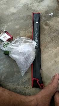 Product Review of Sougayilang Rod memancing berputar dan reel set 5.9ft/6.9ft/7.9ft Rod memancing teleskopik dan 6BB 5.2:1 Ratio memancing berputar reel memancing dengan garis memancing 500m Ikan Roda from P**✋ 0