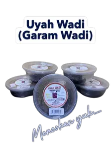 Uyah Wadi Mama Unul - Garam Fermentasi Khas Kalimantan Selatan yang sering di gunakan untuk Rujak atau Mencok. Gurih, Nikmat dan Segar.
