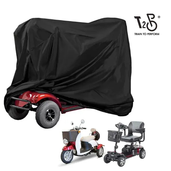 T2P PMD Cover Personal Mobility Cover E Bike Cover Bicycle Electric Wheelchair Cover Waterproof for Travel Lightweight Electric Chair Cover