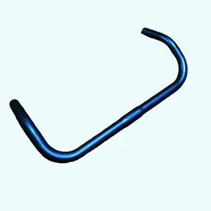 Stang Bullhorn MISSILE Alloy 420 mm 25.4mm untuk Sepeda Fixie, Seli, Lipat, dan Minivelo