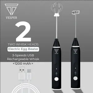 vesper milk frother elektrik USB / egg mixer pengocok telur susu dalgona kopi