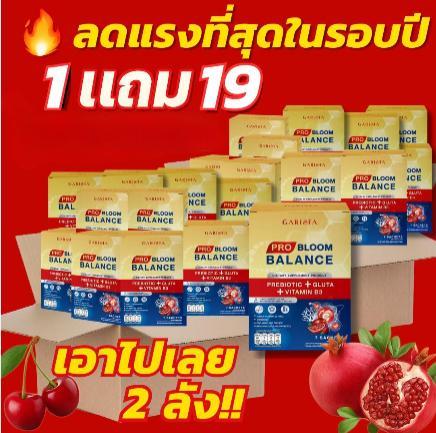 [A] ลดแรงรอบปี !! โปร 1 แถม 19 กล่อง (ยก 2 ลัง) GARISTA BLOOM BALANCE - DR64
