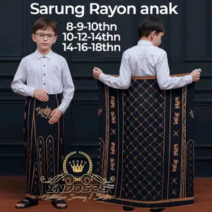 Sarung Sarang Tawon anak usai 7-14 SD SMP Batik Printing Muslim Motif aceh Santri Katun Pekalongan Pria Wanita Nyaman