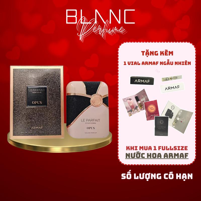 Nước Hoa Nữ Armaf Le Parfait Opus Pour Femme EDP Perfume Cosmetic Xịt Thơm