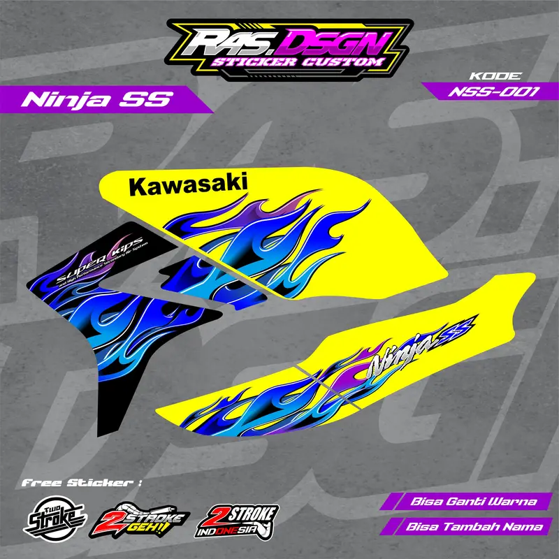 Striping Ninja SS Api Transparan - Striping Ninja SS/R Transparan 1
